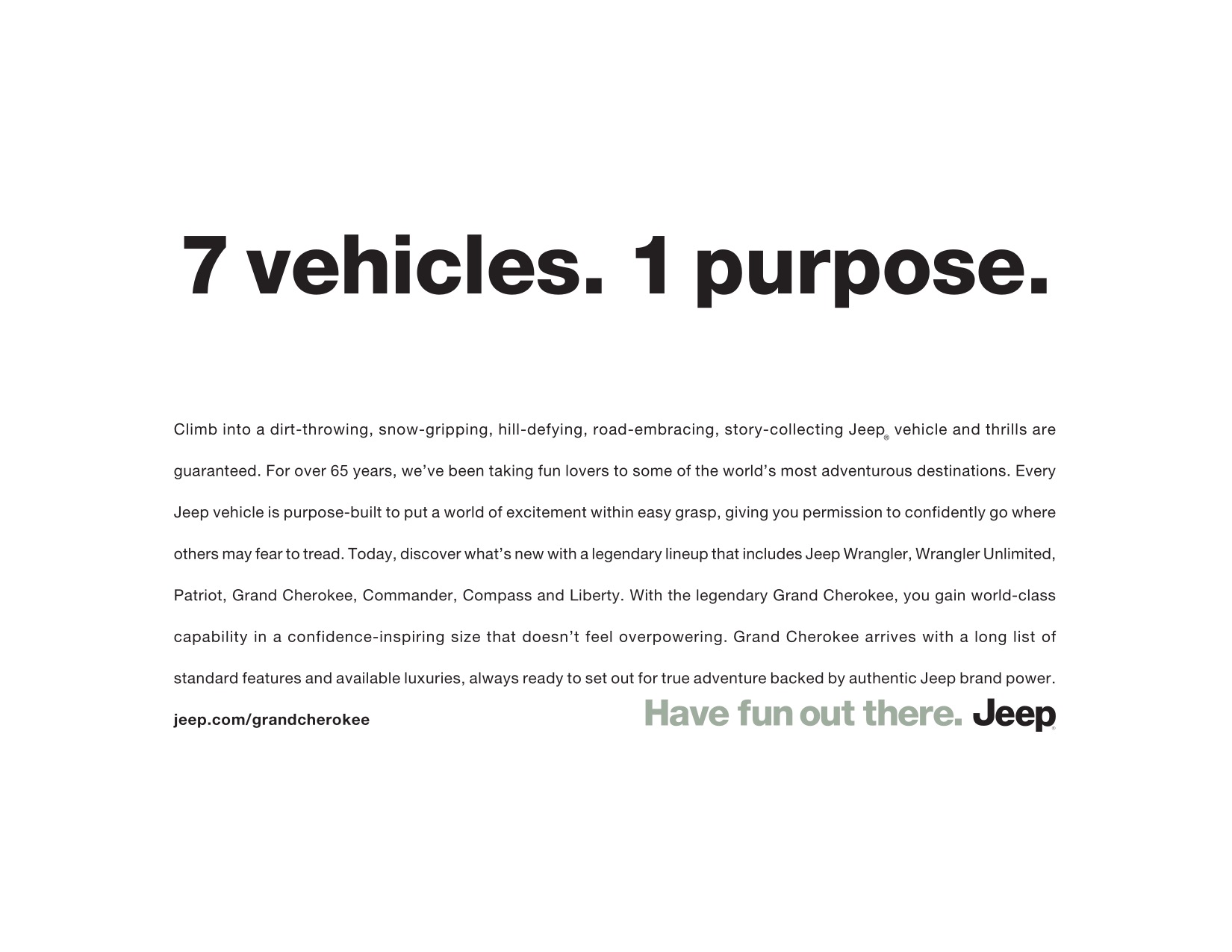 2009 Jeep Grand Cherokee Brochure Page 8
